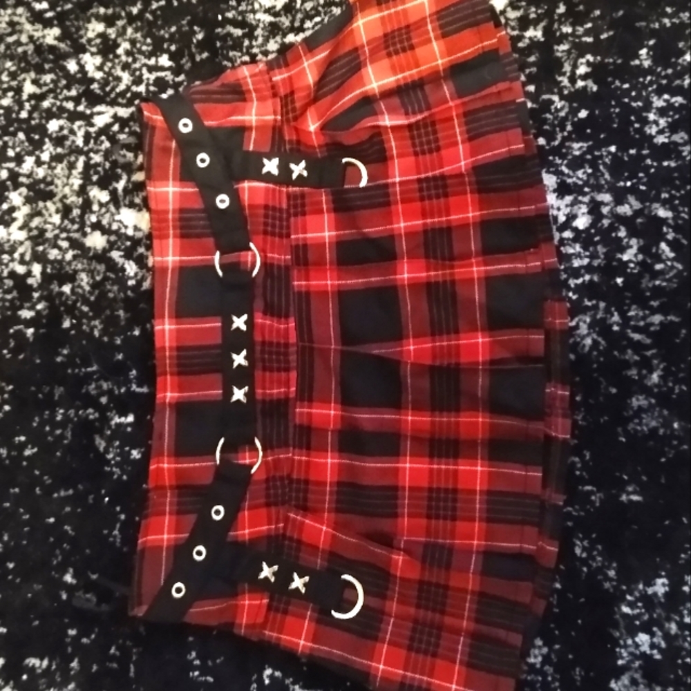 Tripp plaid skirt